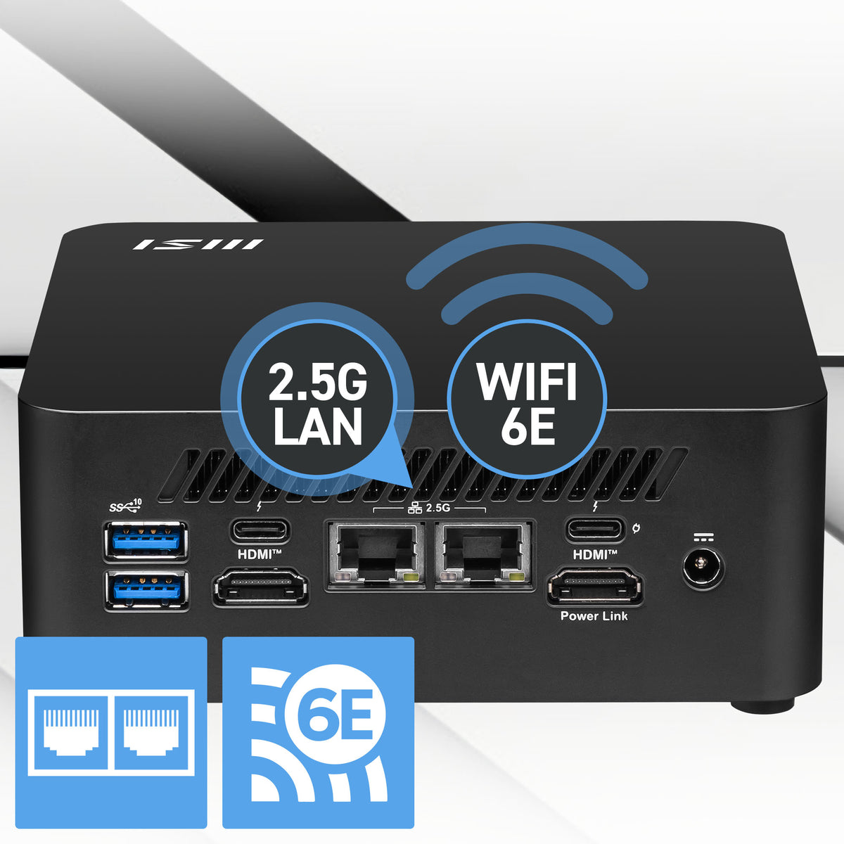 MSI Cubi NUC 1M i7 150U Barebone Mini PC - No RAM/Storage