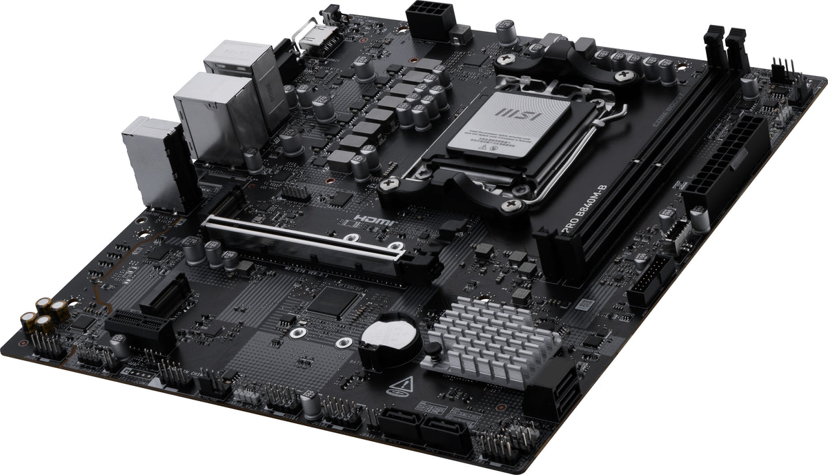 MSI PRO B840M-B AM5 mATX Motherboard - DDR5, PCIe 4.0