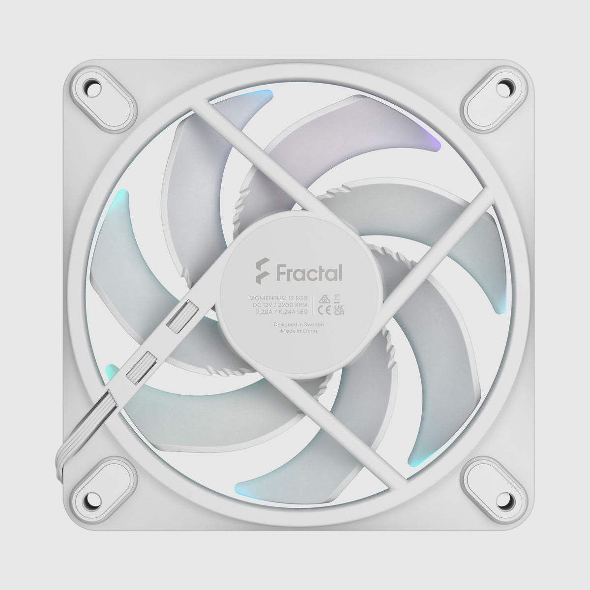 Fractal Design Momentum 12 RGB 120mm ARGB PWM Case Fan