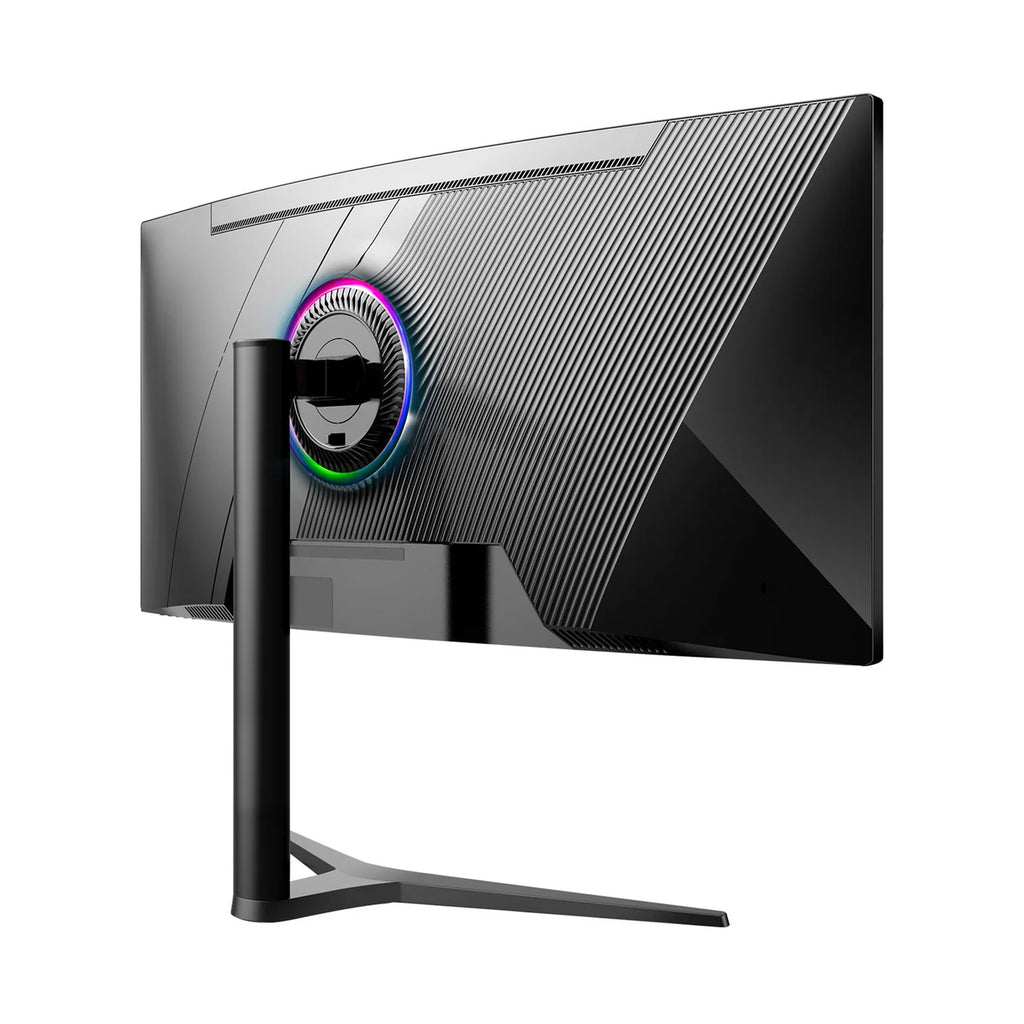 piXL CM34C7 34 Inch Ultrawide Gaming Monitor, 165Hz, 1.5ms, 3440x1440, HDMI, DisplayPort, USB Type-C, USB-B, USB-A x 2, Audio, Curve R1500, Height Adjustable, 3 Year Warranty computer monitor 86.4 cm (34") 3440 x 1440 pixels UltraWide Quad HD LED Black