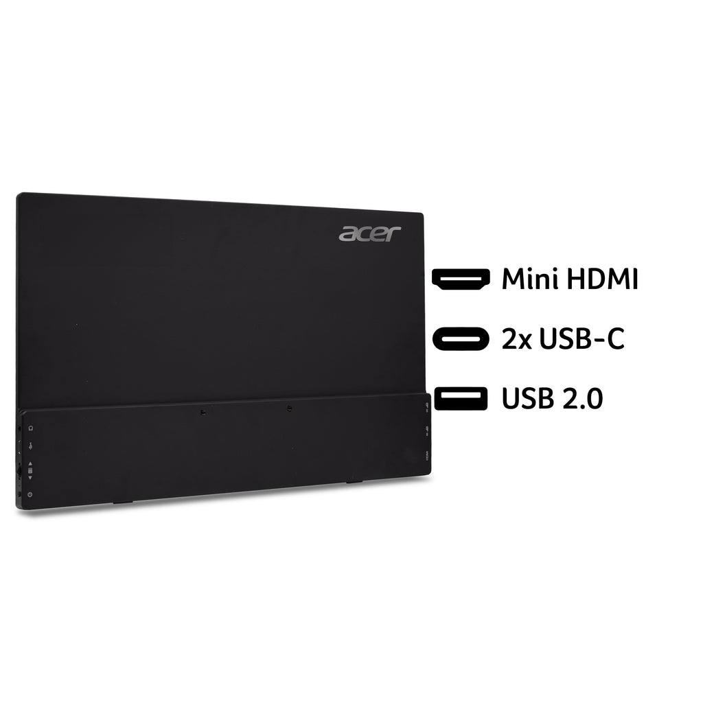 Acer PM161QT 15.6" FHD Touch Portable Monitor - 60Hz, USB-C