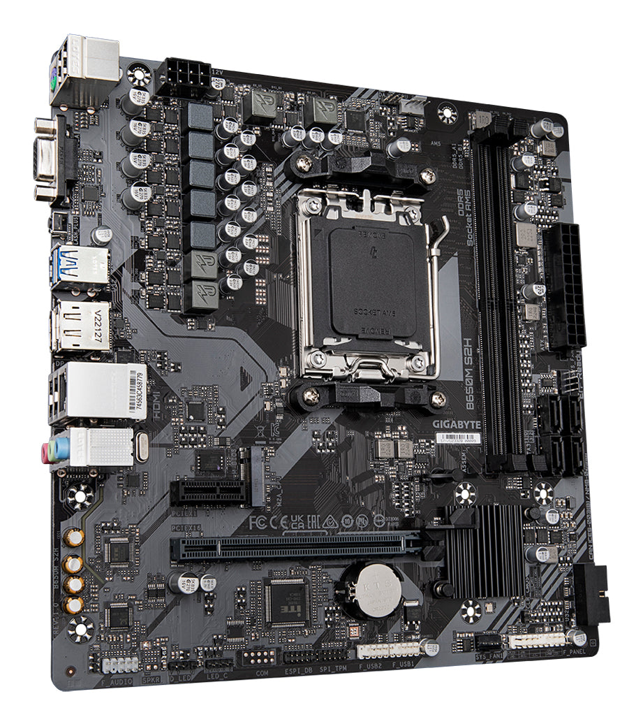 Gigabyte B650M S2H AMD AM5 Micro-ATX DDR5 Motherboard
