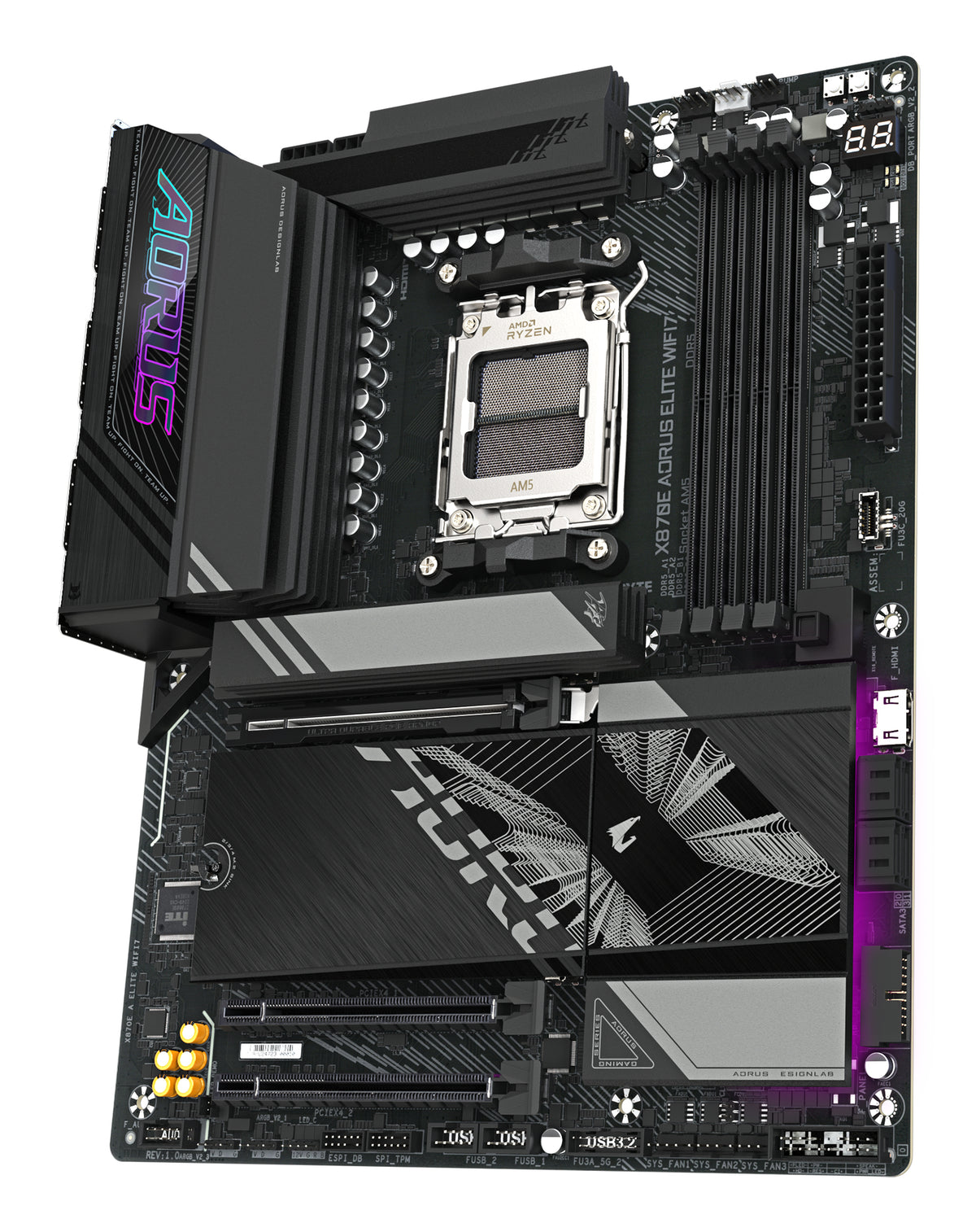 Gigabyte X870E AORUS Elite WiFi7 AM5 ATX Motherboard DDR5