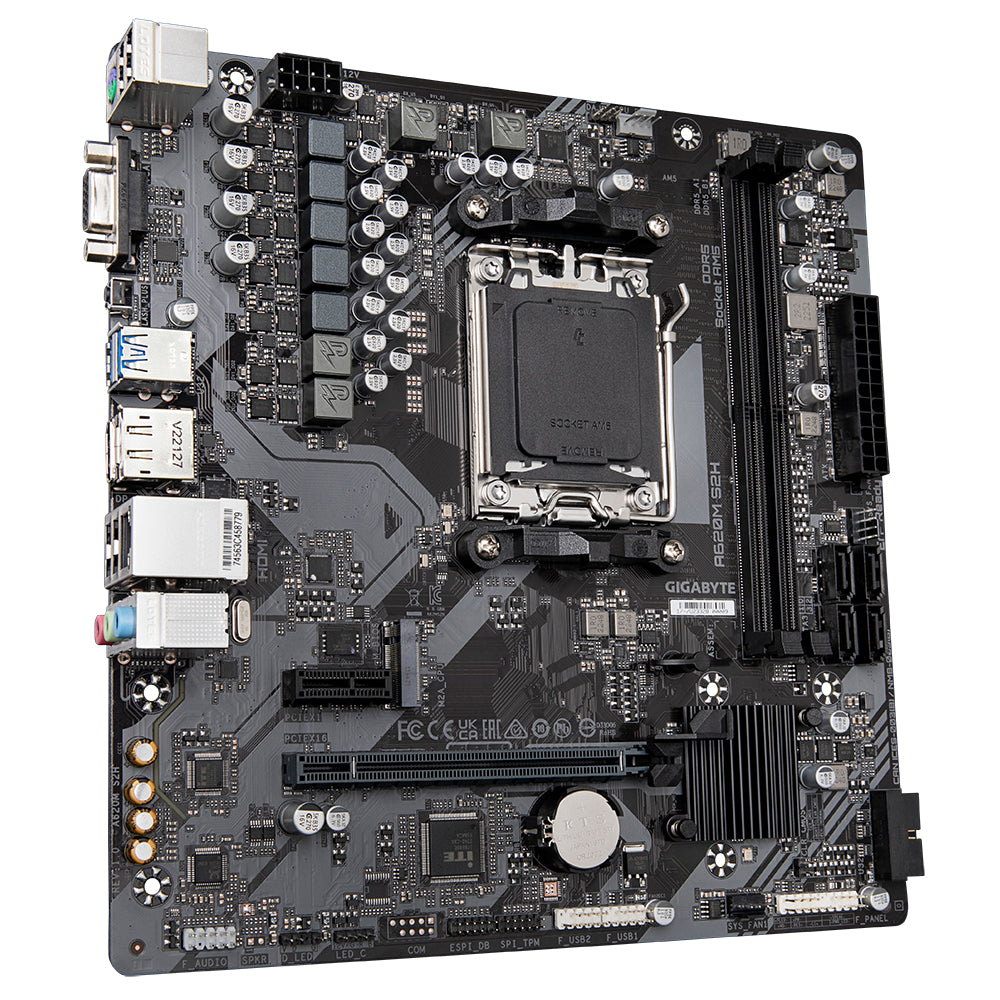 Gigabyte A620M S2H AMD AM5 Micro-ATX Motherboard DDR5
