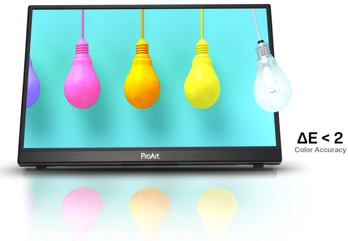 ASUS ProArt Display PA148CTV provides Delta E<2 color accuracy