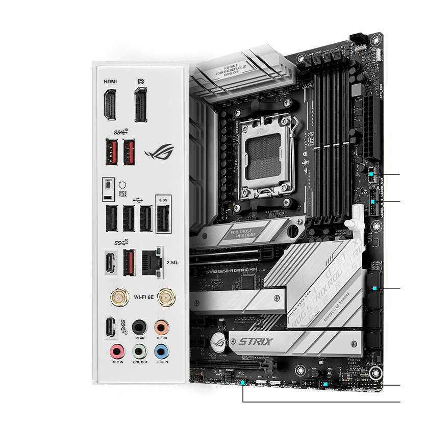 ROG Strix B650-A connectivity specifications