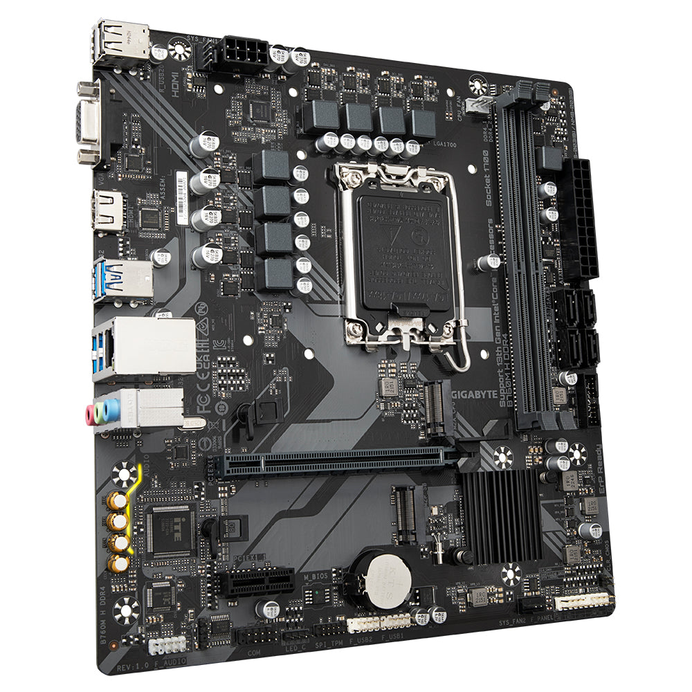 Gigabyte B760M H DDR4 Micro-ATX Intel LGA1700 Motherboard