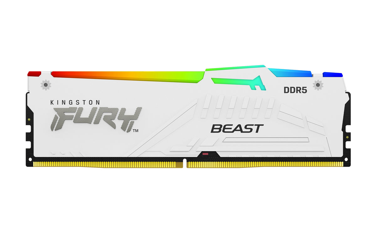 Kingston FURY Beast White RGB 64GB DDR5 6000MT/s CL36 Kit