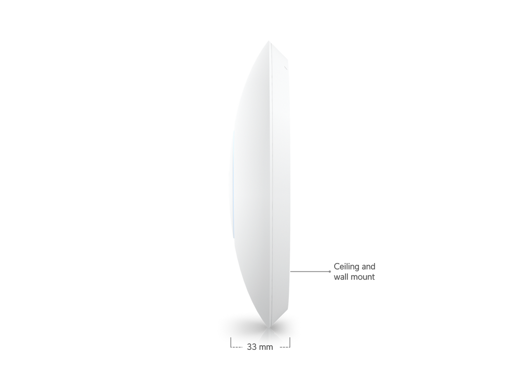 Ubiquiti UniFi U6+ WiFi 6 Access Point - Dual Band, 300+ Clients