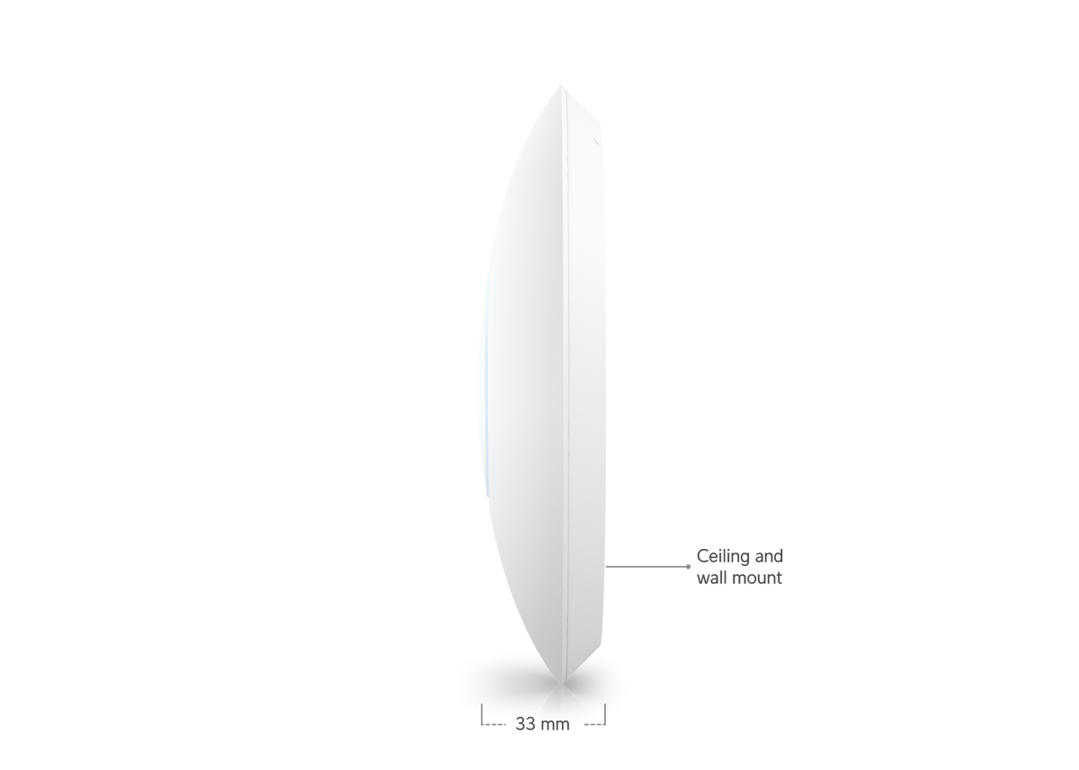 Ubiquiti UniFi U6+ WiFi 6 Access Point - Dual Band, 300+ Clients