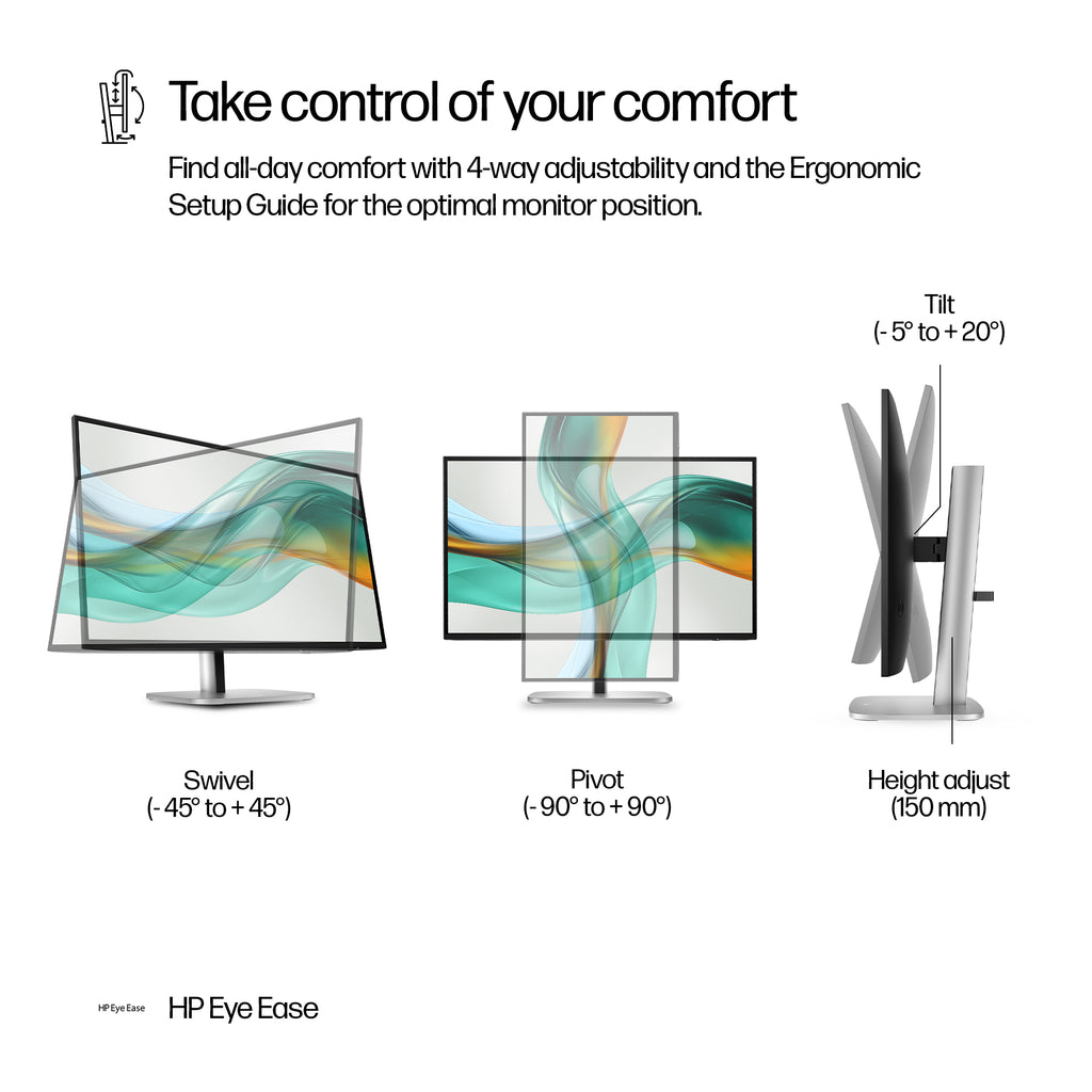 HP 527pu Series 5 Pro 27" QHD IPS USB-C Monitor - 2560x1440