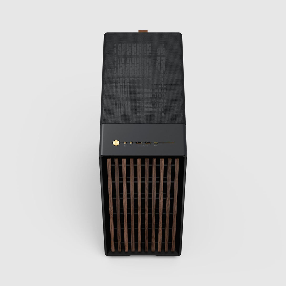 Fractal Design North Mid Tower Case - Charcoal Black, Walnut, Dark TG