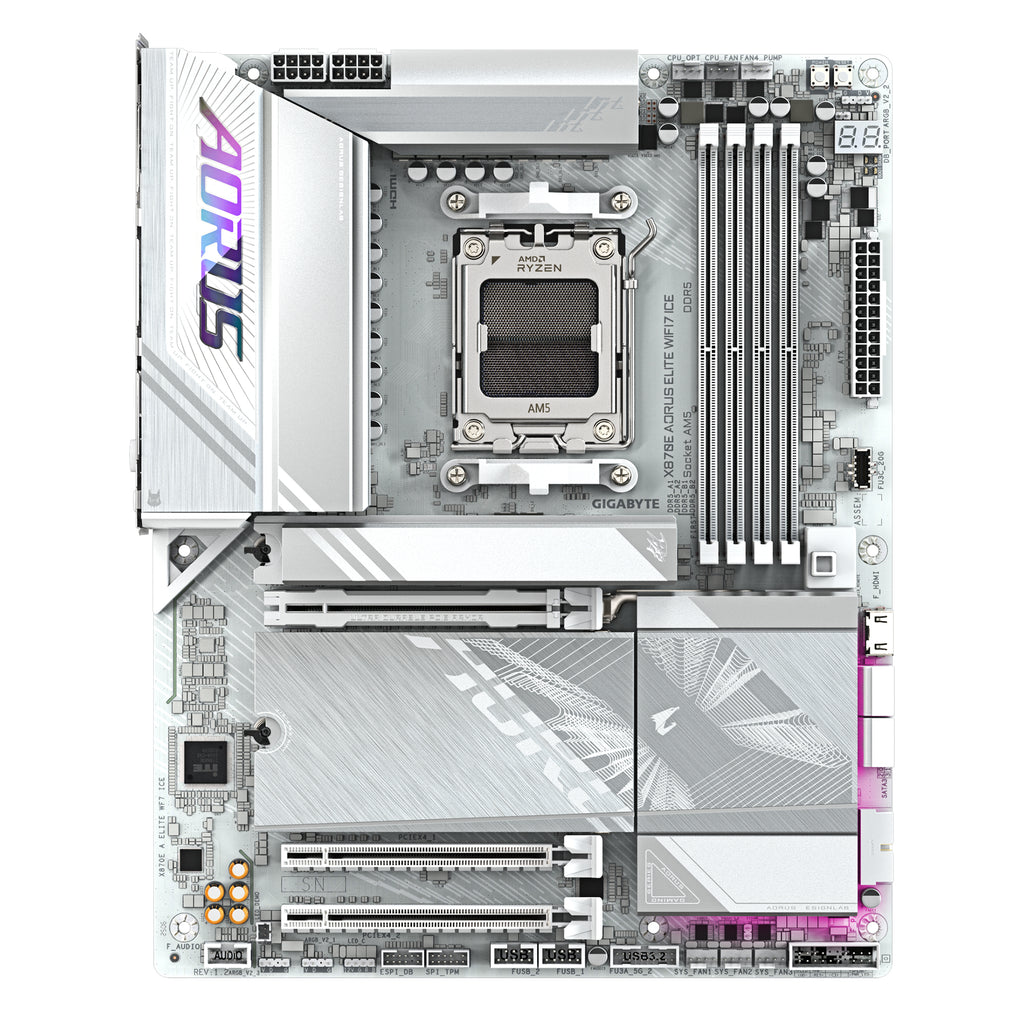 Gigabyte X870E AORUS Elite WiFi7 ICE AM5 ATX Motherboard