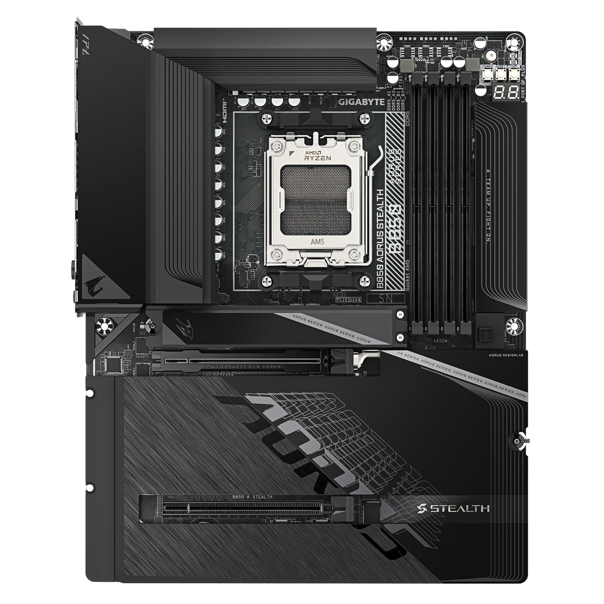 Gigabyte B850 AORUS STEALTH AM5 ATX Motherboard - Wi-Fi 7