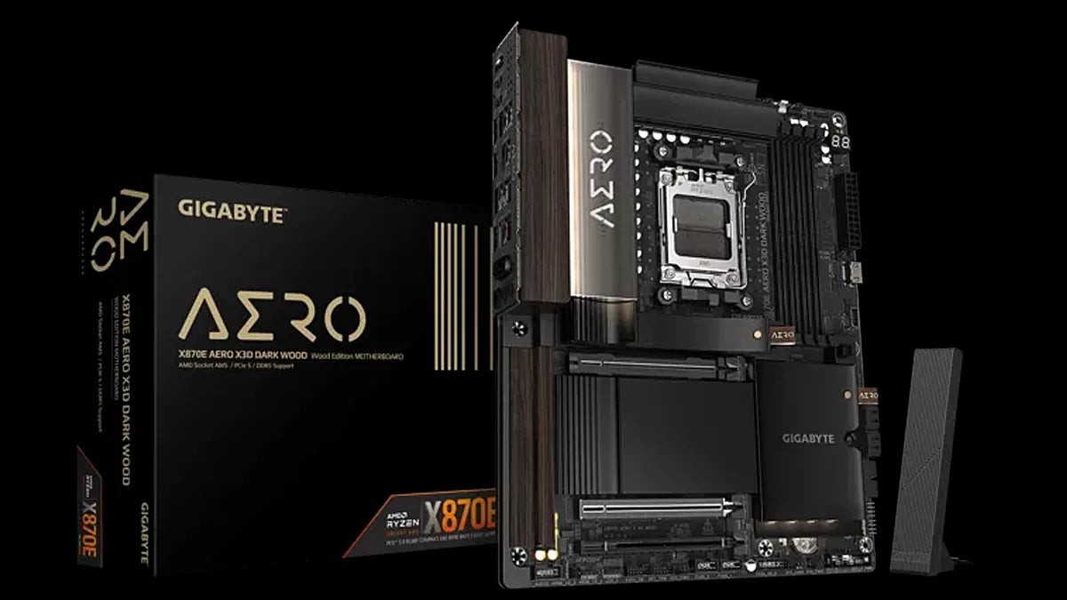 Gigabyte X870E AERO X3D Dark Wood AM5 DDR5 Wi-Fi 7 ATX