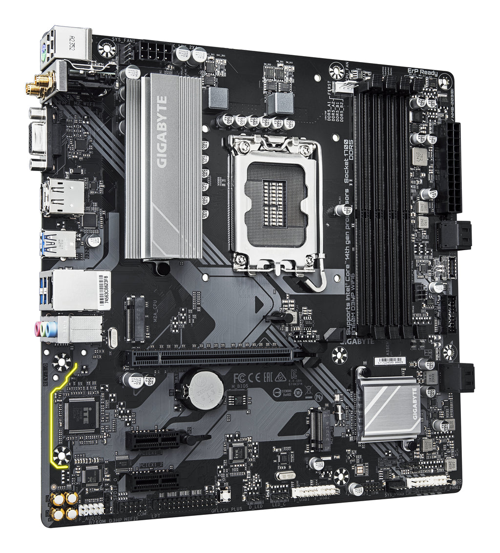 Gigabyte B760M D3HP WIFI6 Micro-ATX DDR5 Intel LGA1700