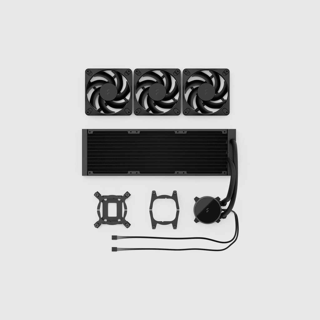 Fractal Design Radius 360 Black AIO Liquid CPU Cooler 360mm