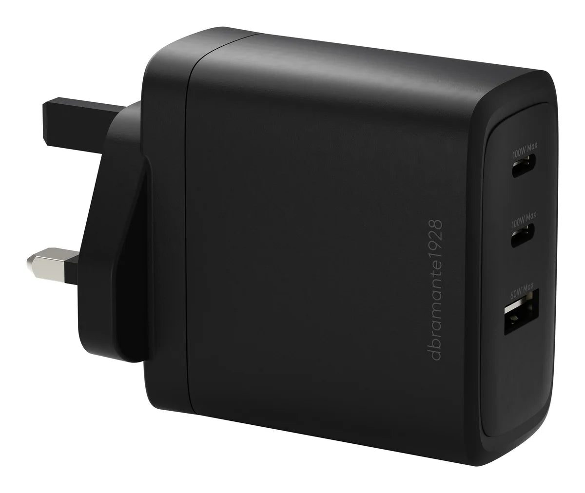 dbramante1928 re-charge IT UK Wall Charger 100W 2 x USB-C + 1 x USB-A - Tech Syndicate