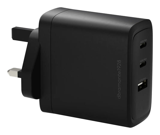 dbramante1928 re-charge IT UK Wall Charger 100W 2 x USB-C + 1 x USB-A - Tech Syndicate