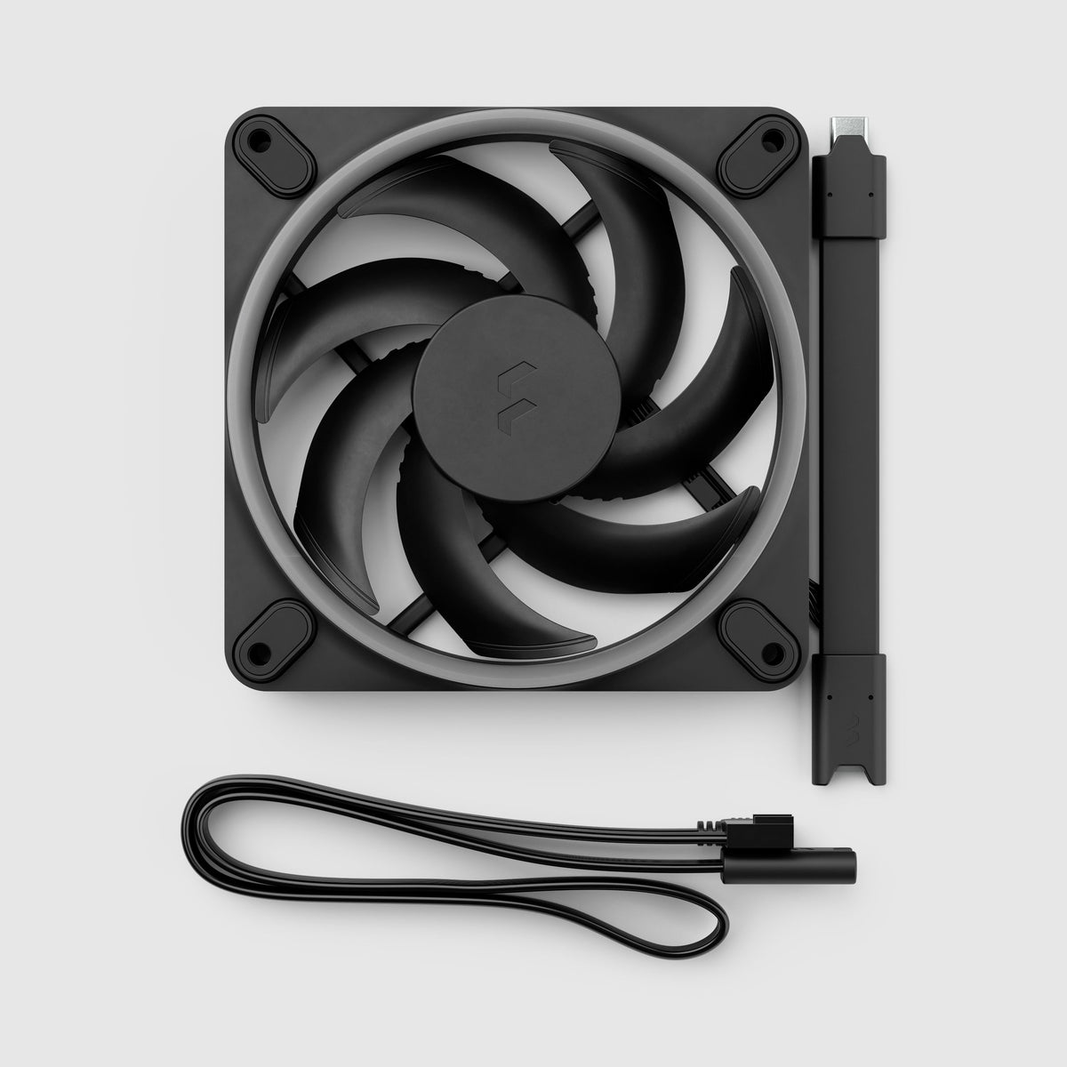 Fractal Design Momentum 12 RGB 120mm ARGB PWM Fan - Black