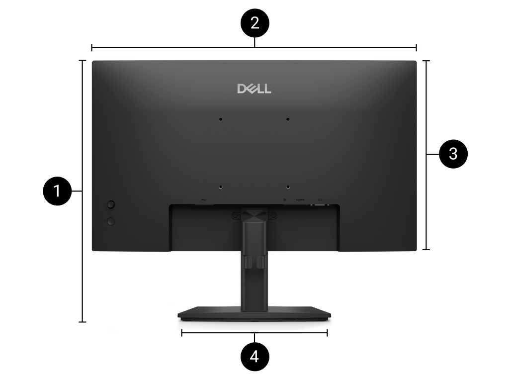 Dell Pro E2226H 22" FHD 100Hz IPS Monitor - HDMI, DisplayPort