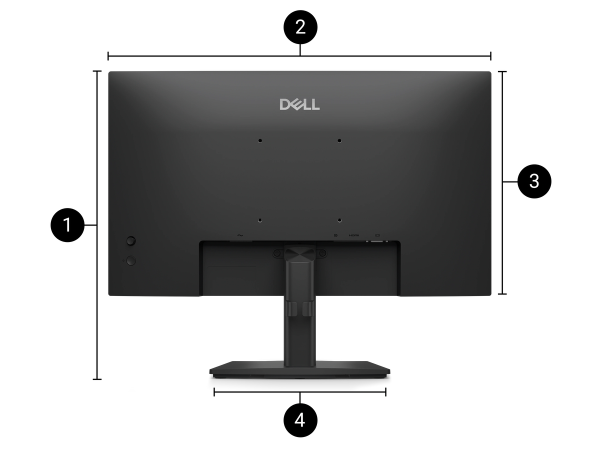 Dell Pro E2226H 22" FHD 100Hz IPS Monitor - HDMI, DisplayPort