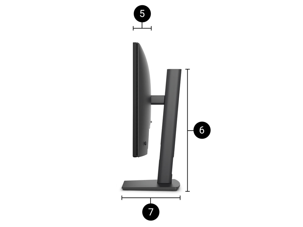Dell Pro P2426HE 24" FHD USB-C Hub Monitor - Without Stand