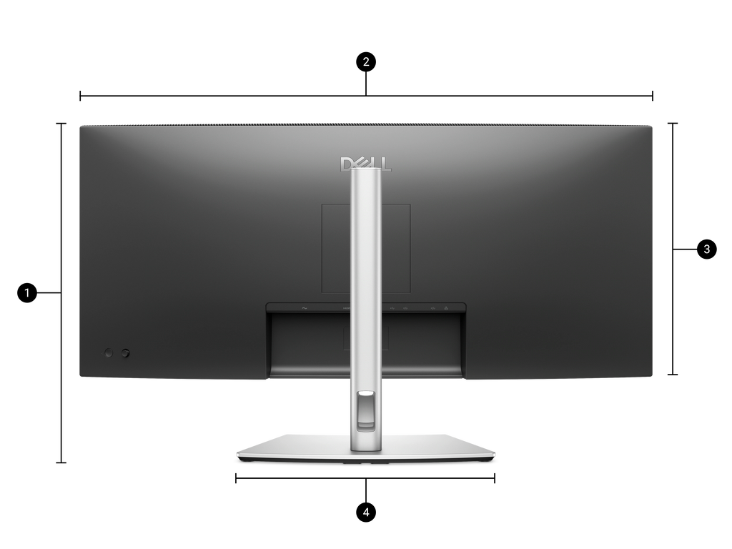 Dell Pro Plus P3425WE 34" Curved UWQHD USB-C Hub Monitor