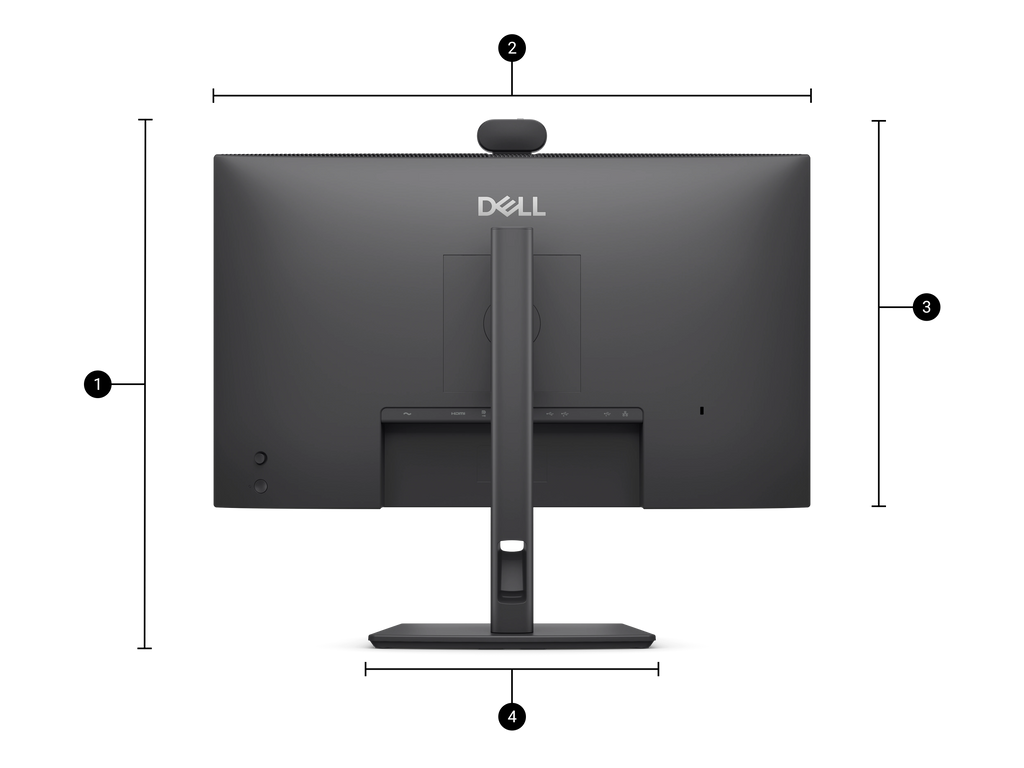 Dell Pro P2426HEV 24" FHD 120Hz USB-C Webcam Monitor