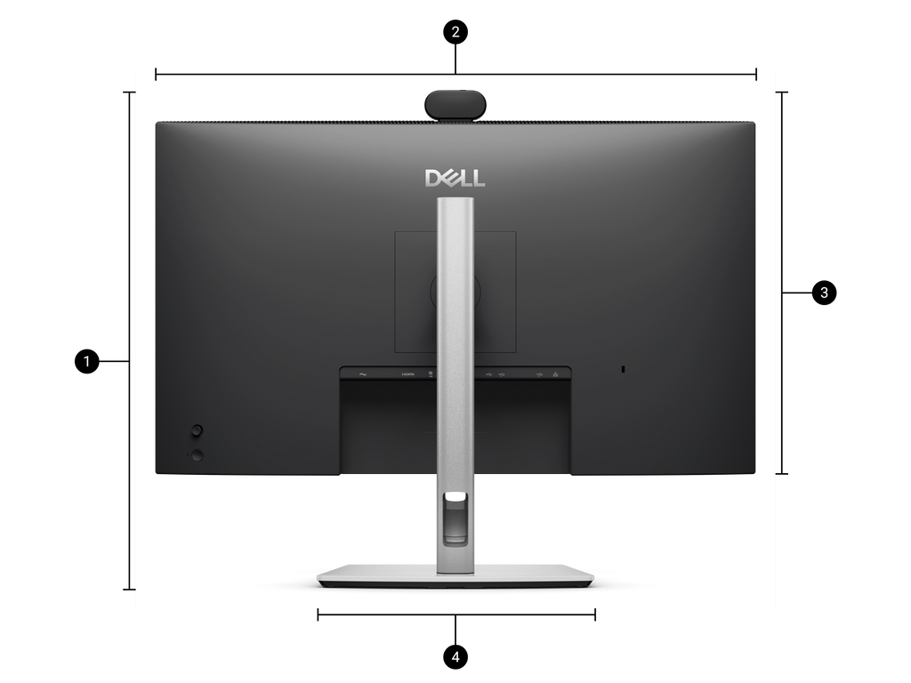 Dell Pro P2726DEB 27" QHD USB-C Conferencing Monitor