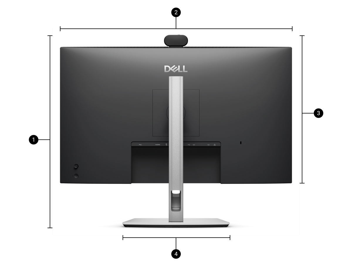 Dell Pro P2726DEB 27" QHD USB-C Conferencing Monitor