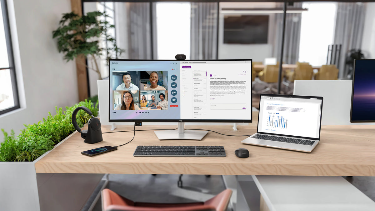 Dell Pro P3426WEV 34" Curved UWQHD USB-C Webcam Monitor