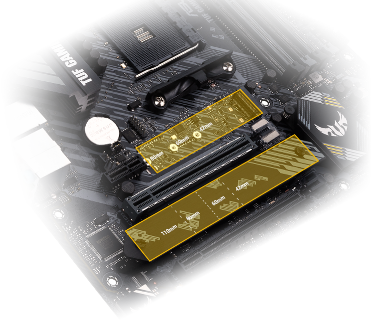 ASUS TUF Gaming B550M-Plus WiFi II mATX Motherboard AMD AM4
