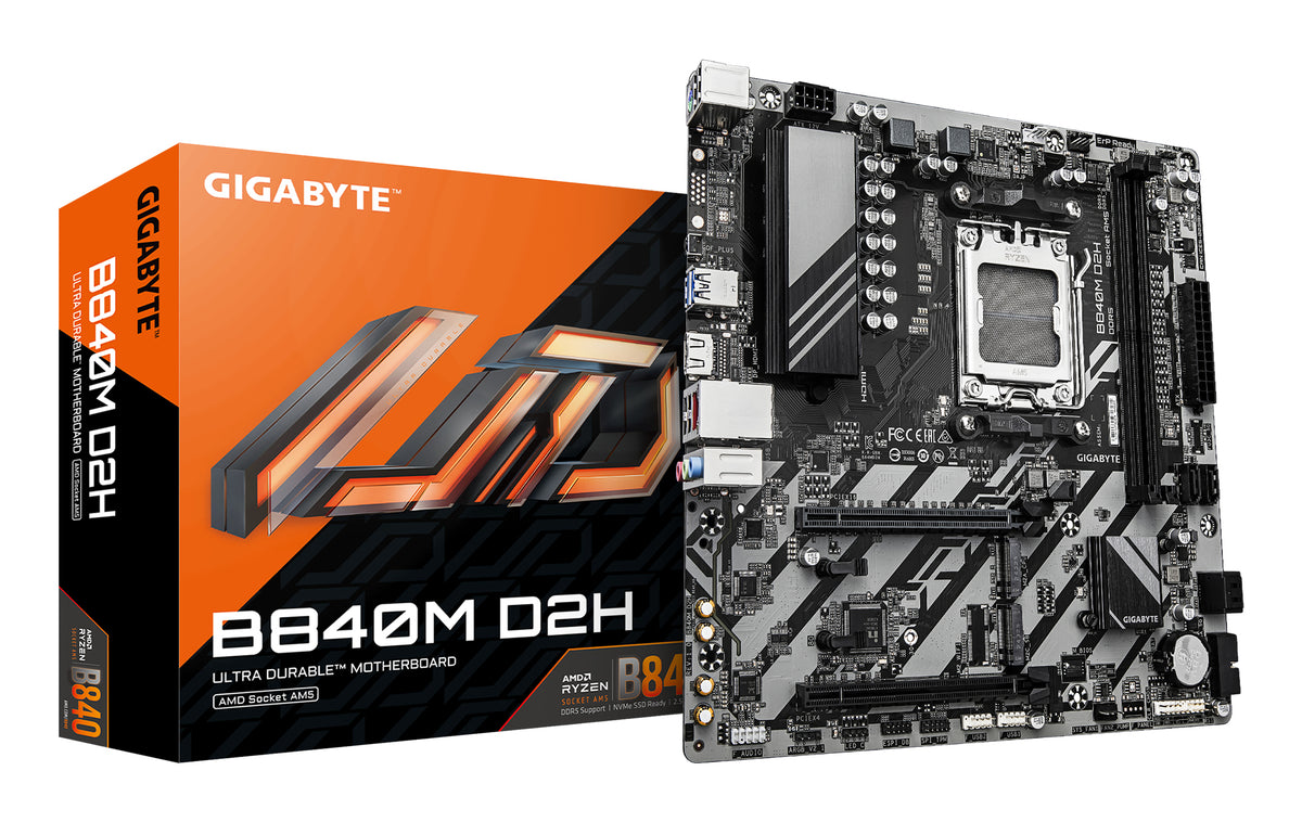 Gigabyte B840M D2H AM5 Micro-ATX DDR5 Motherboard