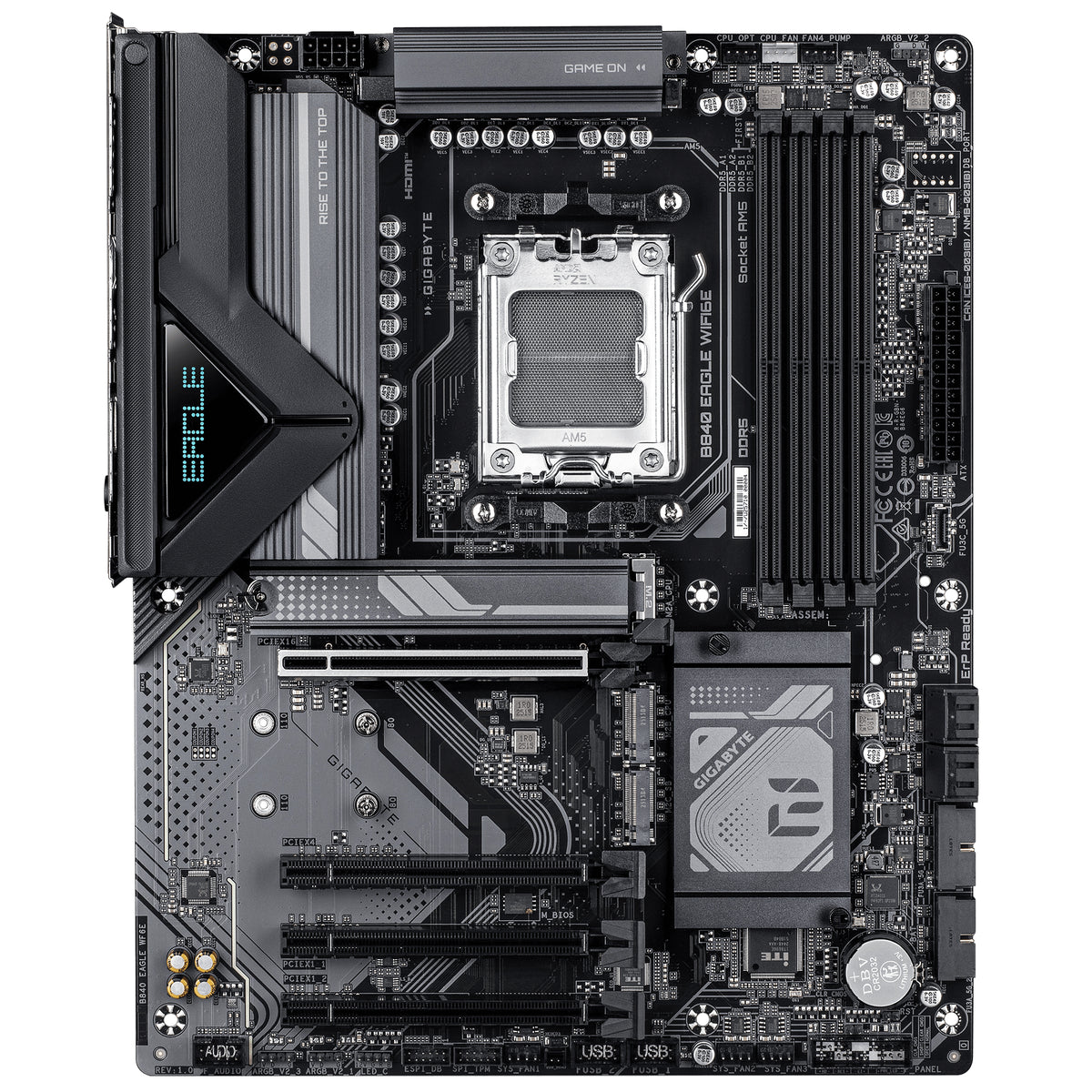 Gigabyte B840 Eagle WiFi 6E AM5 ATX Motherboard - DDR5