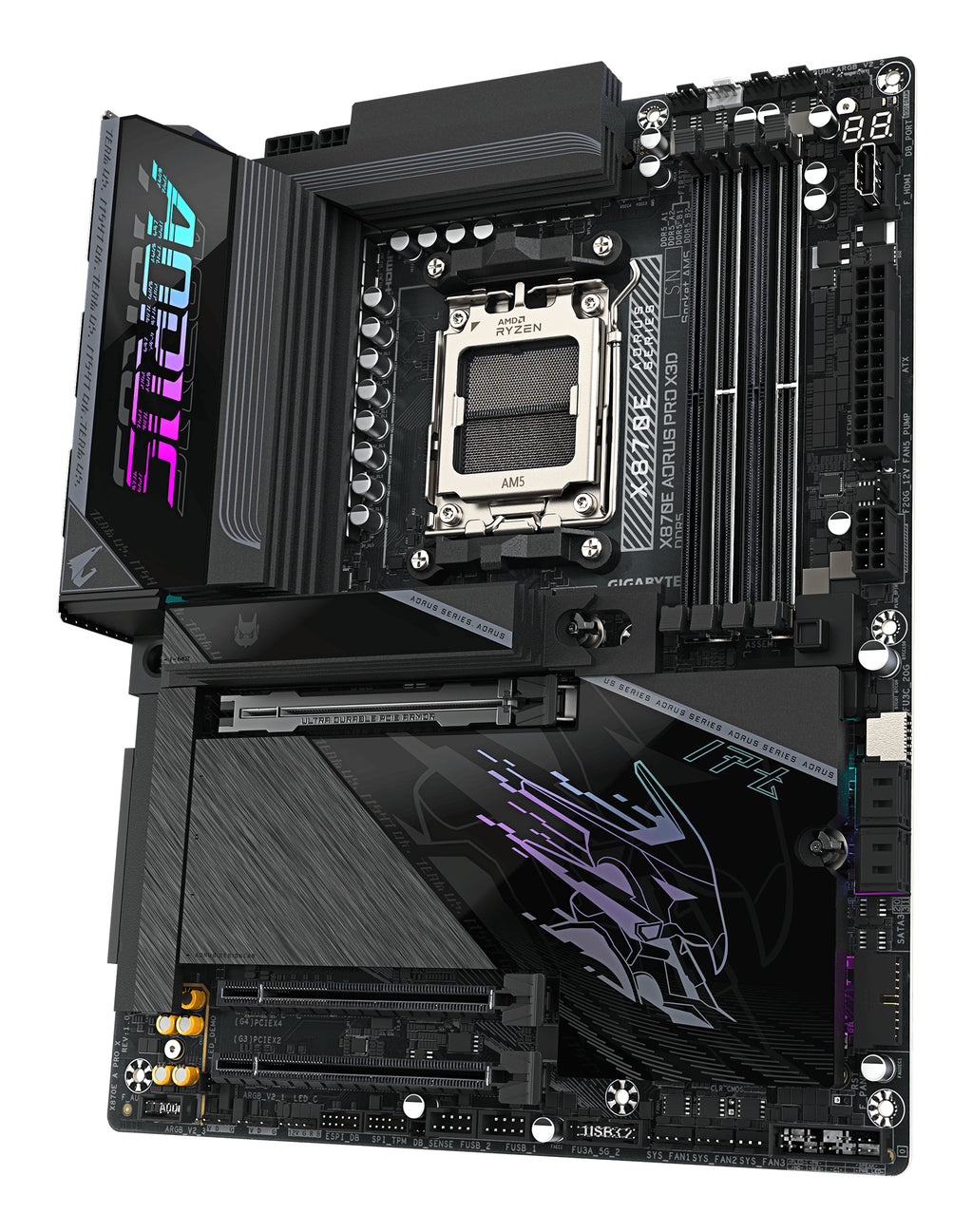 Gigabyte X870E AORUS PRO X3D AM5 DDR5 Wi-Fi 7 ATX Motherboard