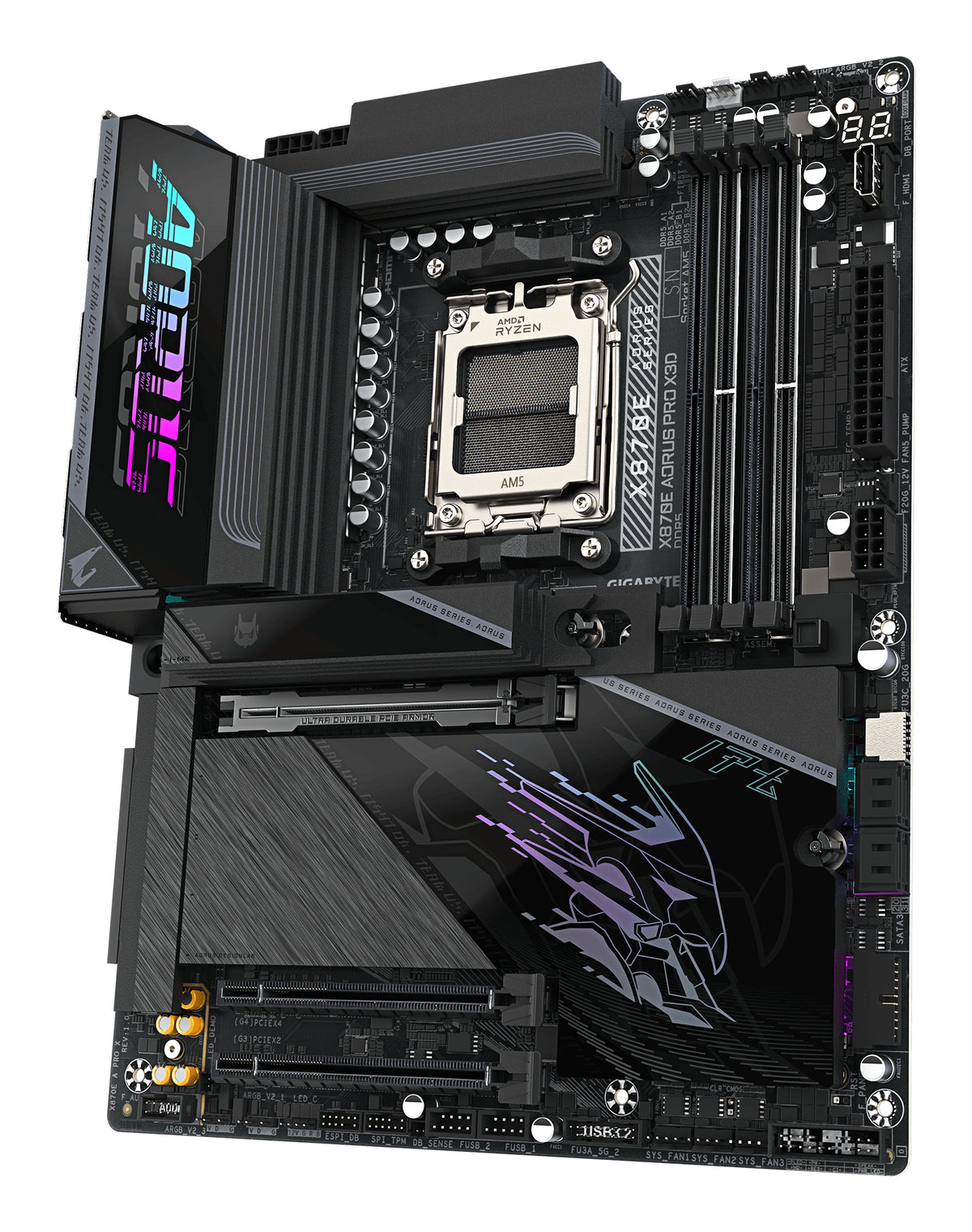 Gigabyte X870E AORUS PRO X3D AM5 DDR5 Wi-Fi 7 ATX Motherboard
