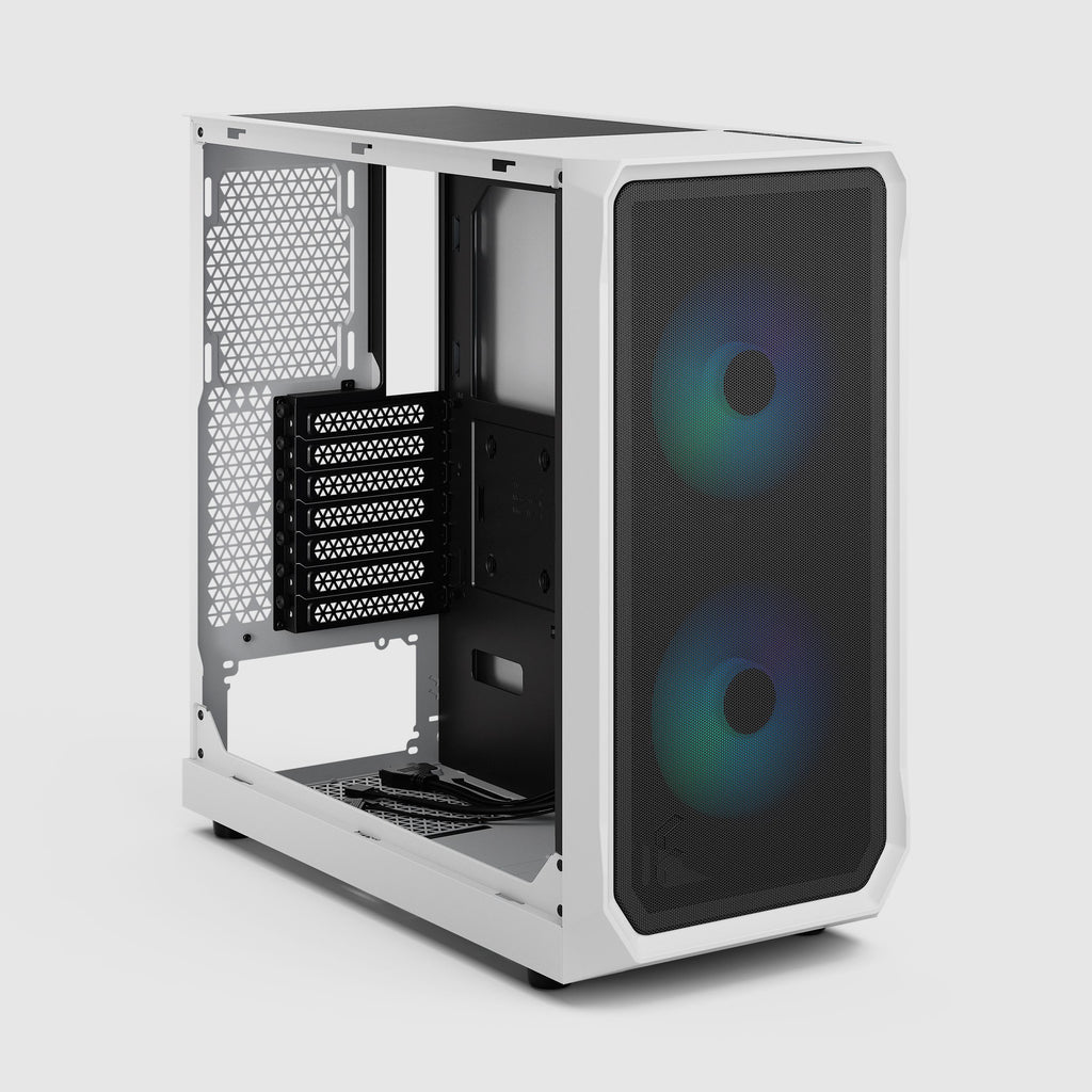 Fractal Design Focus 2 RGB White TG Clear Tint Mid-Tower Case