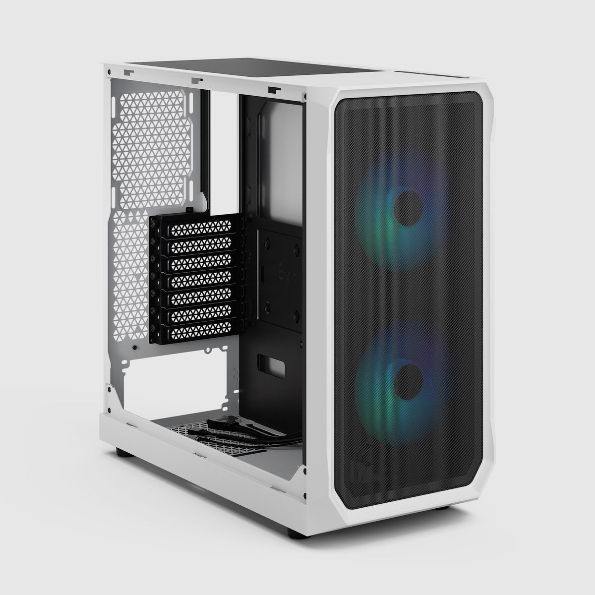 Fractal Design Focus 2 RGB White TG Clear Tint Mid-Tower Case