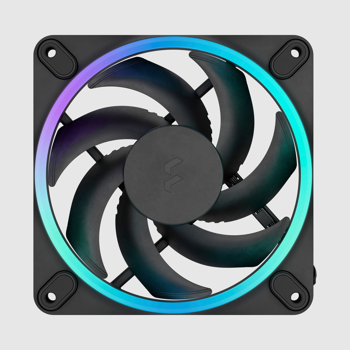 Fractal Design Momentum 12 RGB 120mm ARGB PWM Fan - Black