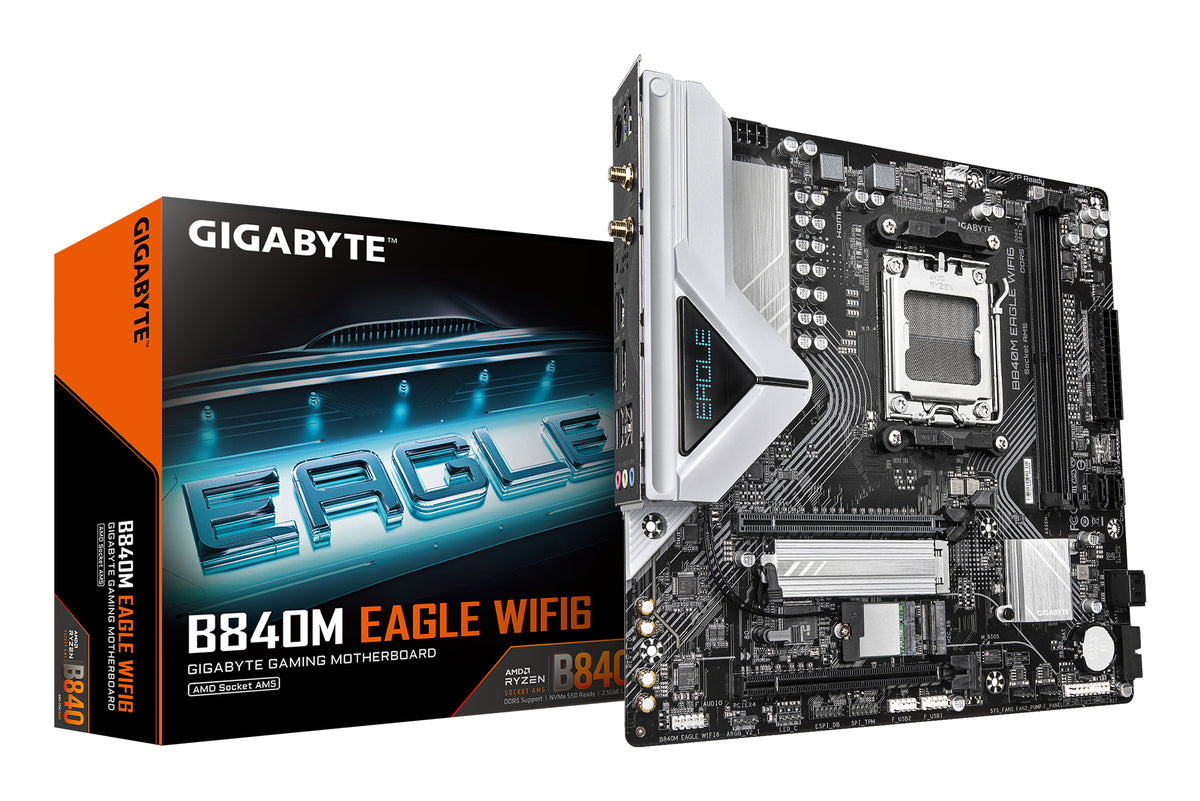 Gigabyte B840M Eagle WiFi6 AM5 Micro-ATX DDR5 Motherboard