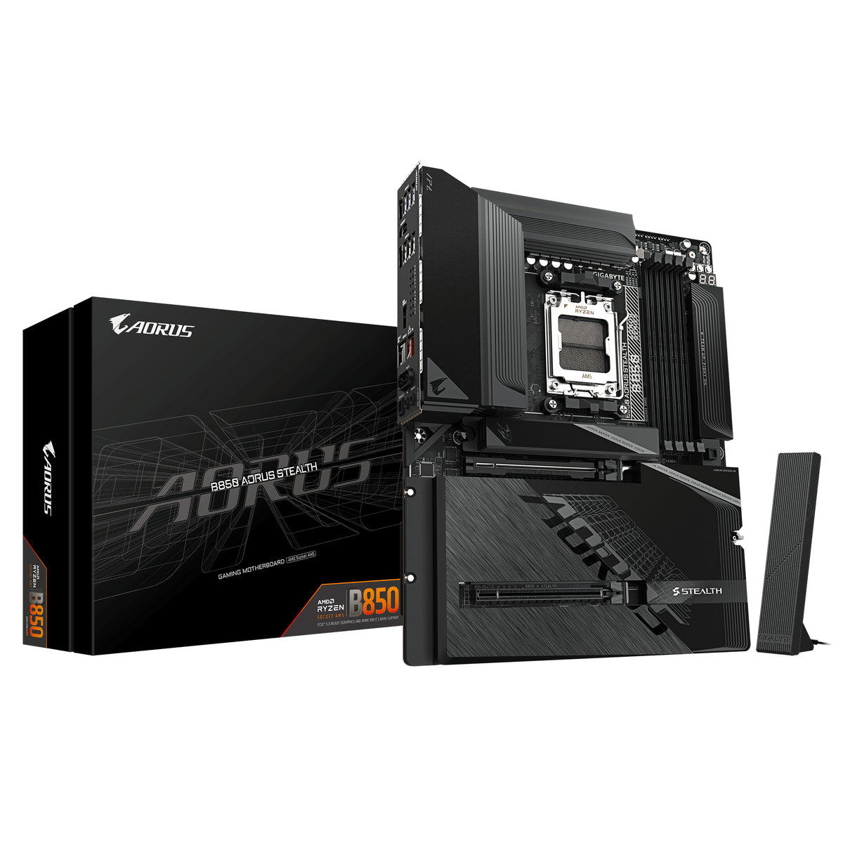 Gigabyte B850 AORUS STEALTH AM5 ATX Motherboard - Wi-Fi 7