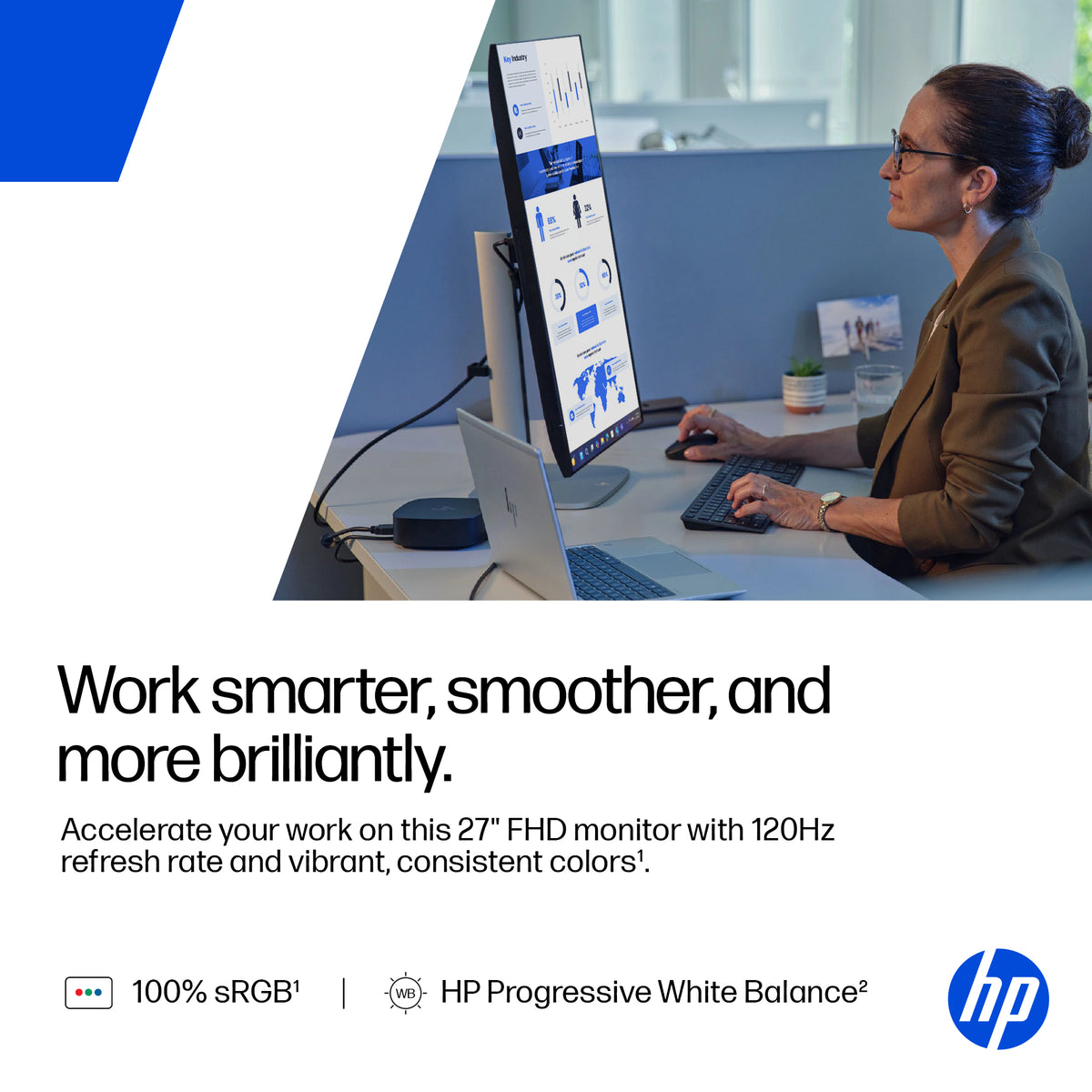 HP 527pf Series 5 Pro 27" FHD IPS Monitor 120Hz