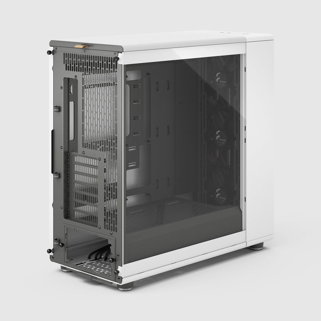 Fractal Design North XL Chalk White TG Clear E-ATX PC Case