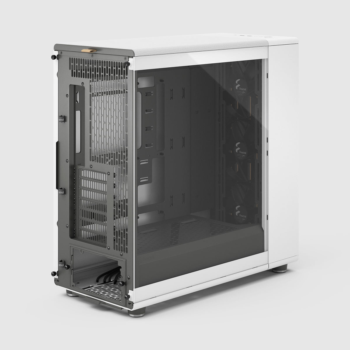 Fractal Design North XL Chalk White TG Clear E-ATX PC Case