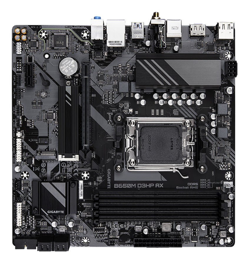 Gigabyte B650M D3HP AX AM5 mATX Motherboard Wi-Fi 6E DDR5
