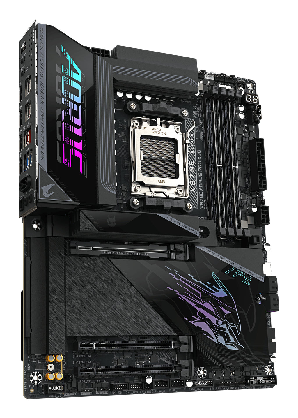 Gigabyte X870E AORUS PRO X3D AM5 DDR5 Wi-Fi 7 ATX Motherboard