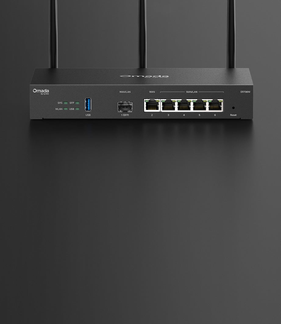 TP-Link Omada ER706W AX3000 WiFi 6 Gigabit VPN Router