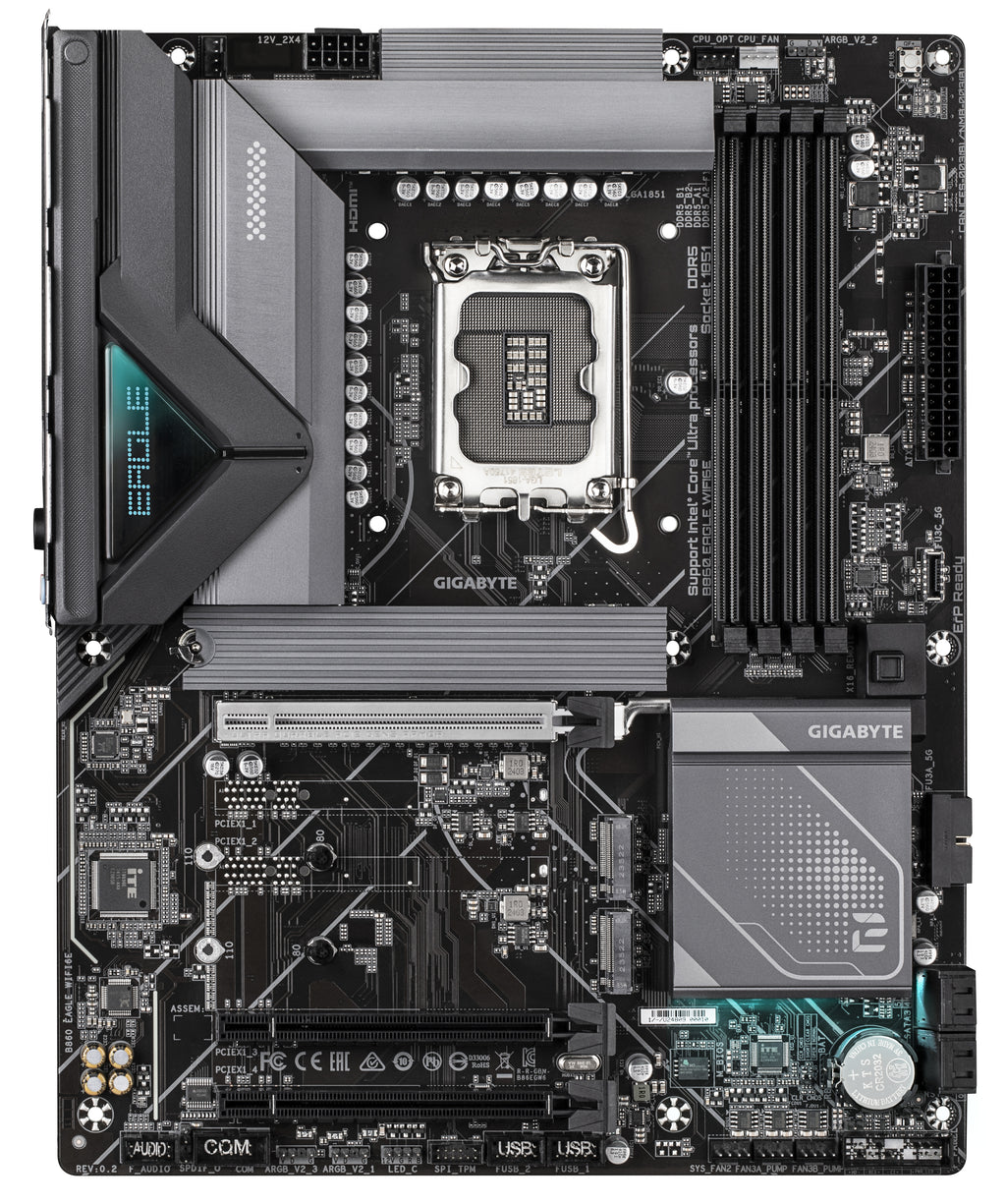 Gigabyte B860 EAGLE WIFI6E LGA1851 ATX Motherboard DDR5
