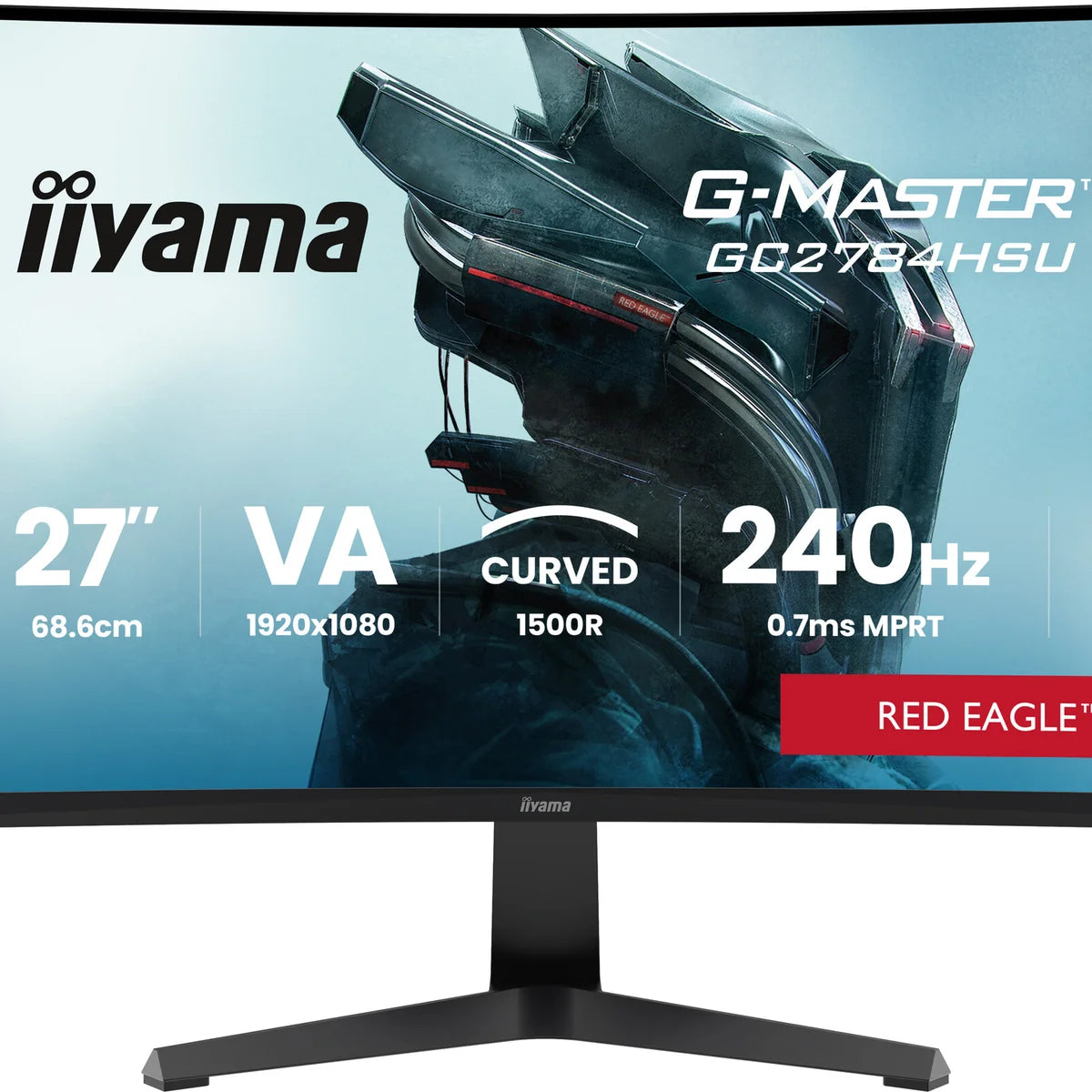 iiyama G-MASTER GC2784HSU-B1 computer monitor 68.6 cm (27") 1920 x 1080 pixels Full HD LCD Black